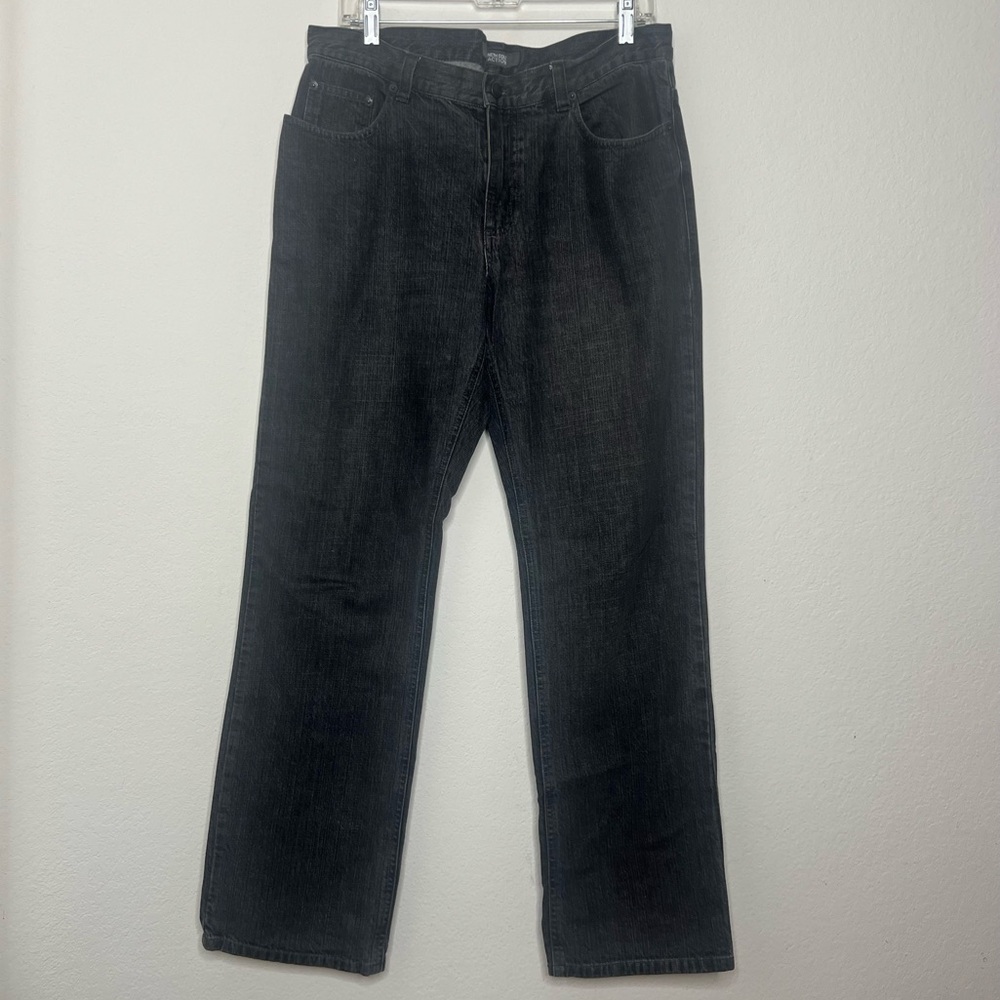 Kenneth Cole Reaction Men’s Faded Black Denim Jeans